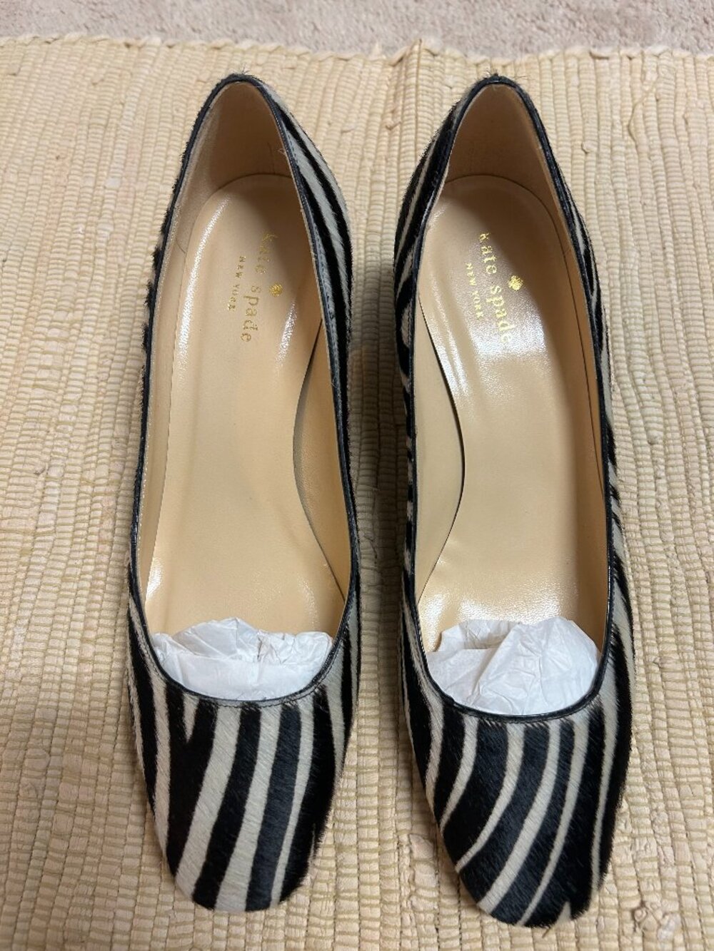 Women's Kate Spade Zebra Heels
